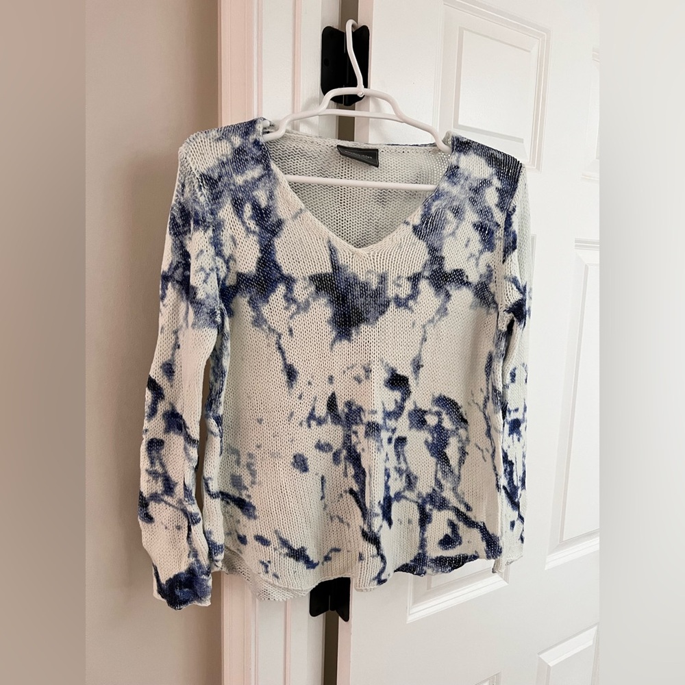 Wooden Ships Indigo Tie Die Sweater